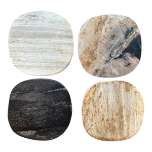 Polished Stone Coasters - Set of 4