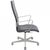 Arne Jacobsen Oxford chair upholstered in original black leather, with a middle height adjustment, tilt function, and...