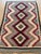 Authentic Navajo Rug Handwoven Wool Eye-Dazzler, Red & Grey Diamond Pattern For Sale In New York - Image 6 of 18