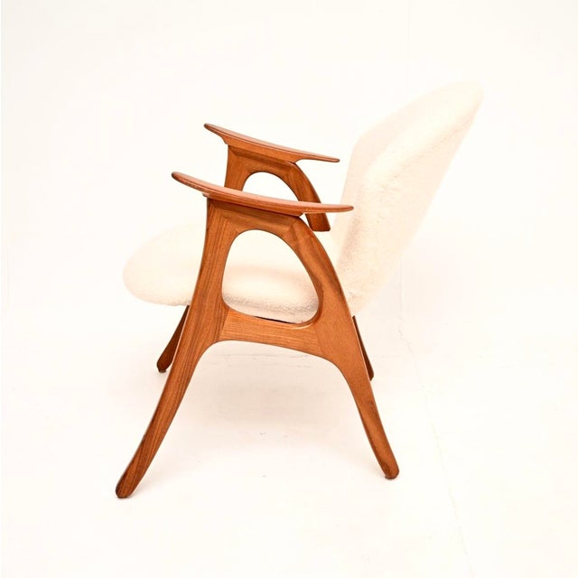 Vintage Danish Teak Lounge Chair by Aage Christiansen for Erhardsen & Andersen, 1960 For Sale - Image 6 of 11