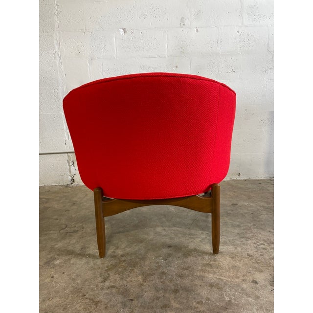 1950s Mid Century Barrel Chair by Lawrence Peabody For Sale - Image 5 of 10
