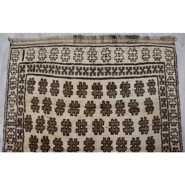 Hand-Knotted Baluch Rug, Afghanistan, 1950s For Sale - Image 4 of 16