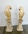 Stone Pair Italian Alabaster Parrot Bird Sculptures - Mid Century For Sale - Image 7 of 18