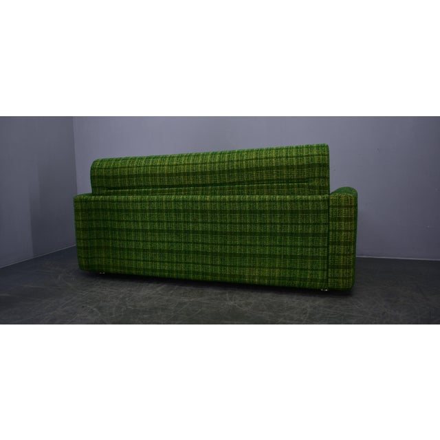 Vintage Italian Three-Seater Sofa in Green, 1970s For Sale - Image 17 of 18