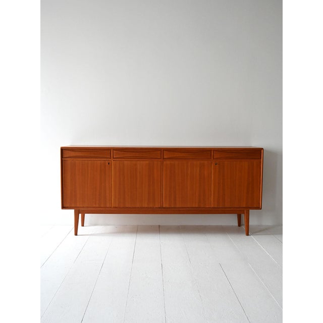 Wood Scandinavian Teak Sideboard from Modelfabriken, 1960s For Sale - Image 7 of 7
