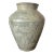 Antique Korean Buncheong Incised Design Ceramic Vase For Sale