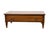 French Country Keller Furniture Solid Oak Country French 50" Double Sided Accent Coffee Table For Sale - Image 3 of 13