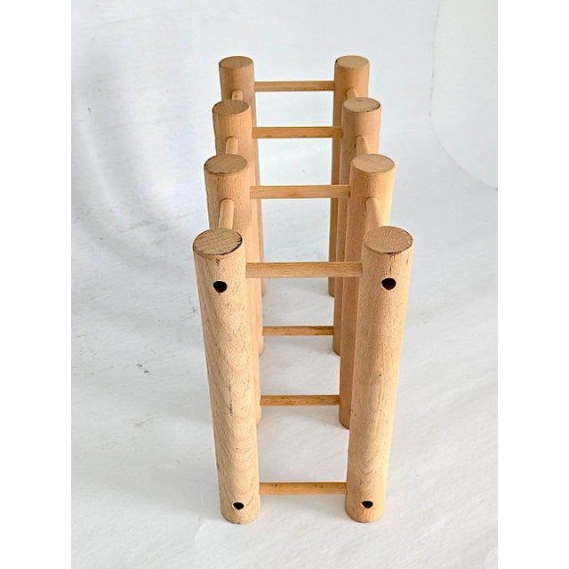 Mid-Century Modern Mid 20th Century Richard Nissen Beechwood Wine Rack For Sale - Image 3 of 10