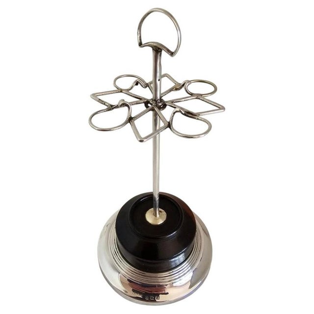 Antique Edwardian Sterling Silver Hat Pin Stand from S. Blanckensee, Sheffield, 1908 For Sale - Image 17 of 17