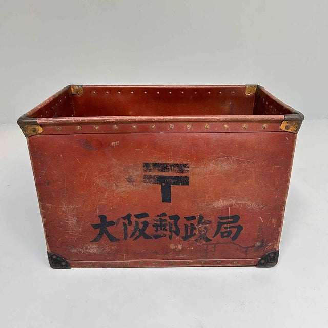 Vintage Osaka Mail Sorting Box, Japan, 1940s For Sale - Image 4 of 18