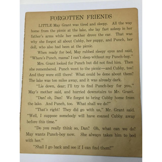 Shabby Chic Samoyed Puppy Dog Illustration Print C. 1920s For Sale - Image 3 of 3