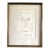 Pablo Picasso Authorized Vintage Etching Titled Pour Robie. In Original Frame For Sale