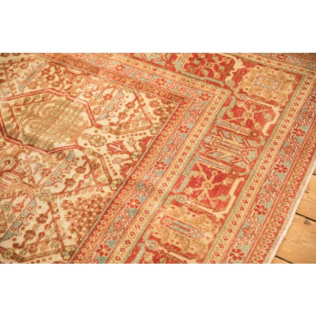 1950s Vintage Distressed Joshegan Carpet - 7'1" x 9'11" For Sale - Image 5 of 15