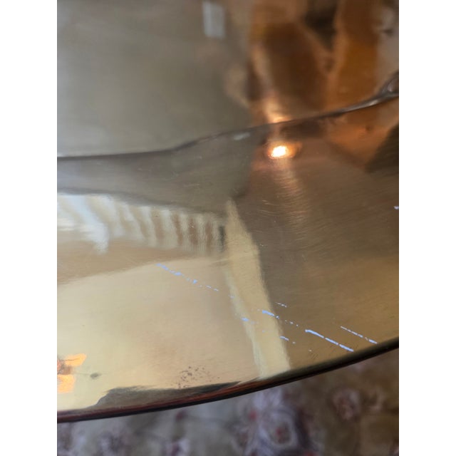 Vintage Ethan Allen Hand-Crafted Solid Brass Tray Table - Collector's Classics For Sale In Indianapolis - Image 6 of 15