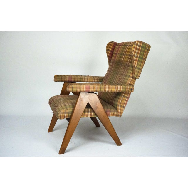 Mid-Century Modern Italian Reclining Armchair, 1960s For Sale - Image 4 of 12