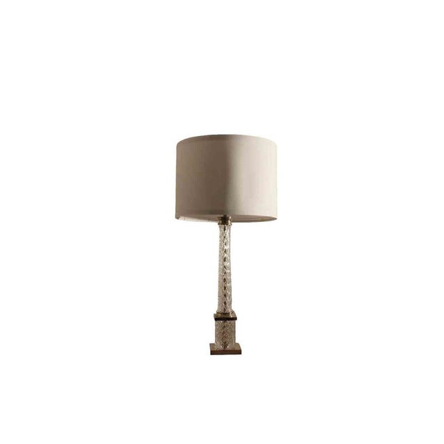 1920s French Art Deco Cut Glass Table Lamp, 1920s For Sale - Image 5 of 5