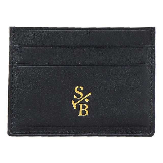 Flat Wallet - Single Sided - Black For Sale