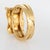 Metal Vintage Nautical Flag Ring Signal C Charlie 18k Yellow Gold 6.5 Marine Jewelry For Sale - Image 7 of 7