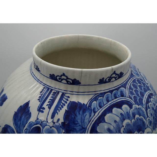 Vintage Ceramic Delftware Jar, 1950 For Sale - Image 17 of 18