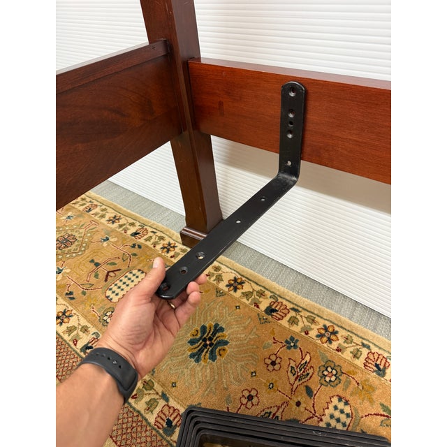 Queen Size Henkel-Harris Poster Bed Frame For Sale - Image 15 of 17