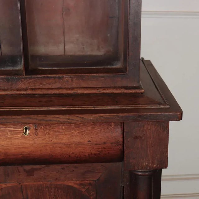 Cornish Oak Glazed Dresser For Sale - Image 5 of 10
