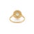 14k Yellow Gold 1.18 Ct Oval Paraiba Tourmaline & Diamond Double Halo Ring Size 8 For Sale - Image 10 of 18