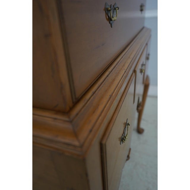 1970s Kittinger Colonial Williamsburg Wa-1062 Mahogany Highboy For Sale - Image 12 of 16