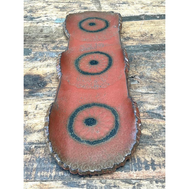 Vintage Original Studio Pottery Tray For Sale In West Palm - Image 6 of 12