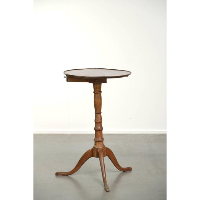 Antique English Side Table with Drawer For Sale - Image 6 of 11