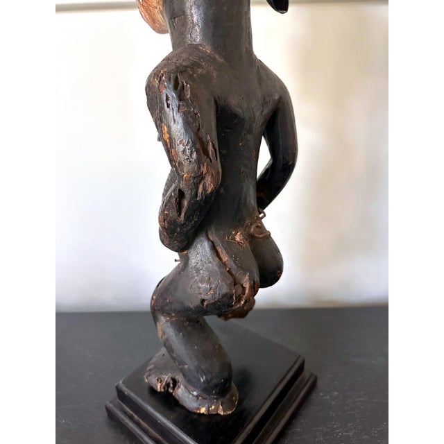 Gabon Punu Ancestor Female Figure on Custom Stand For Sale - Image 12 of 16