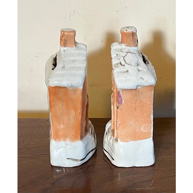 Antique 19th Century English Staffordshire Brick Cottage Coin Banks Circa 1860 - A Pair For Sale In New York - Image 6 of 14