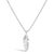 Unveil the delicacy of sophistication with this exquisite pendant necklace, artistically shaped into a feather from...
