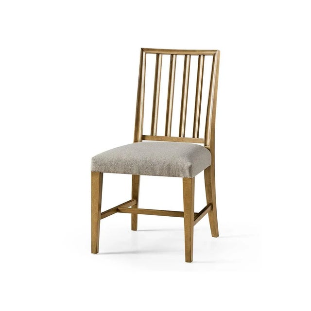 Swedish Side Chairs in Bleached Cherry - a Pair For Sale - Image 4 of 6