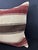 Contemporary Turkish Hemp Pillow Cushion Natural Beige Red Cushion Cover 20"x20" For Sale - Image 3 of 4