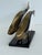 Late 20th Century Vintage Brass and Wood Sculpture Depicting Two Fish For Sale - Image 5 of 8