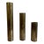 Vintage Mid Century Danish Brass Bud Flower Vases For Sale