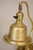 Miller Lamp Company 1920s Miller Lamp Arts & Crafts Craftsman Solid Brass Bell Shade Industrial Table Lamp For Sale - Image 4 of 12