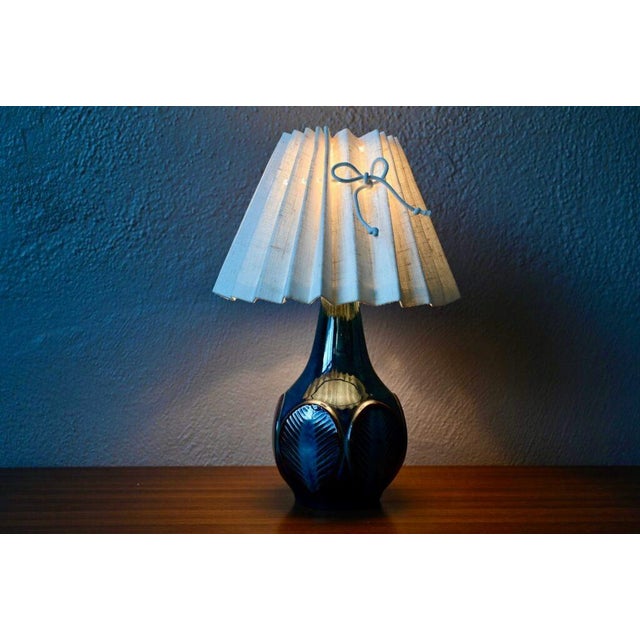 1960s Danish Table Lamp in Ceramic from Søholm Stentøj, 1960s For Sale - Image 5 of 16