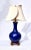 Blue Antique Chinese Porcelain Bottle Shape Cobalt Blue Table Lamp For Sale - Image 8 of 8
