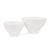 2020s White Harlequin Earnware Pot- Large For Sale - Image 5 of 8