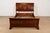 Ethan Allen Ethan Allen French Louis Philippe Flame Mahogany Queen Size Sleigh Bed For Sale - Image 4 of 11