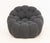 Sacha Lakic (French, b. 1964) for Roche Bobois "Bubble" Swivel Chair, blue grey fabric upholstered, label to side. 27" H x...
