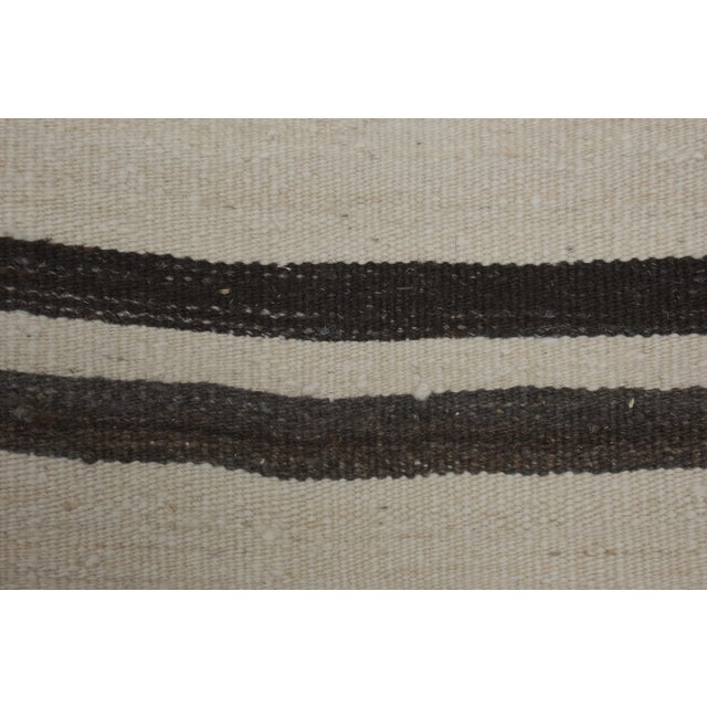 Brown Turkish Hemp Kilim Runner Rug - Stair Rug 1'10'' X 15'7'' For Sale - Image 8 of 12
