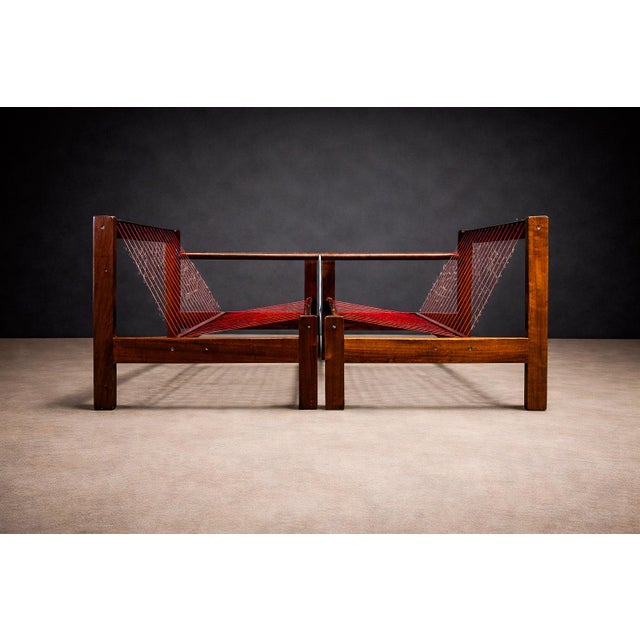 Wood Ouro Preto Loveseat in Imbuia, Michel Arnoult, 1960s - Lot 870 For Sale - Image 7 of 13