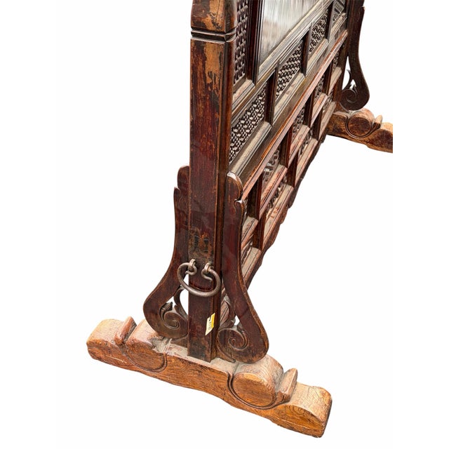 Chinese Mid 19th Century Massive Carved Antique Chinese Room Divider For Sale - Image 3 of 10