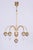 Mid-Century Chandelier in Brass and Opaline Glass, Czech, 1950s For Sale - Image 12 of 16
