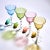 Modern Adriana Wine Glasses, Pink - Set of 4 For Sale - Image 3 of 4