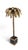 An exceptional pair of monumental French palm tree sculptures, crafted in forged gilt metal during the 1970s and executed...