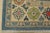 Kazak Rug 5’6” X 7’10” Blue Wool Tribal Hand-Knotted Oriental Carpet For Sale - Image 12 of 15