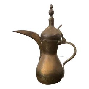 Antique Arabic Dallah Brass Coffee Pot